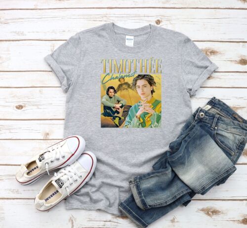 Camiseta Timothee Chalamet Estrella de Cine Hombres Mujeres Unisex Camiseta Sudadera con Capucha Béisbol 4047 - Imagen 3 de 7