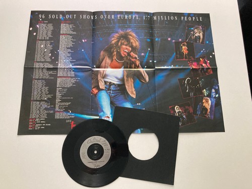 MINT Tina Turner PARADISE IS HERE UK 7 PICTURE POSTER SLEEVE SINGLE VINYL RECORD - Picture 7 of 12