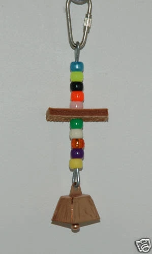 TWEAK MY BEAK SINGLE LEATHER SMALL BIRD PARROT TOY