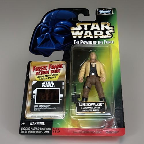 Star Wars El Poder de la Fuerza Luke Skywalker Traje Ceremonial Kenner 1997 - Imagen 1 de 3