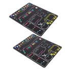  2pcs Double Sided First Day Of School Sign Wood Chalkboard - Reusable Board For