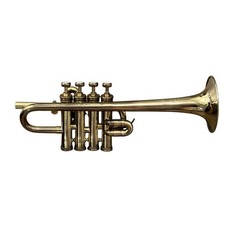 Vintage 1960s Selmer Paris 4 Valve Piccolo Trumpet w/2 Bonus Leadpipes SN 55487