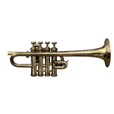 Vintage 1960s Selmer Paris 4 Valve Piccolo Trumpet w/2 Bonus Leadpipes SN 55487