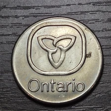 ONTARIO COIN TOKEN CREST COAT OF ARMS TRILLIUM LOGO SOUVENIR PB2250