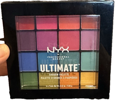 NYX Pro Makeup Ultimate Color Palette Bright Eye & Face -Eye Shadow - SEALED