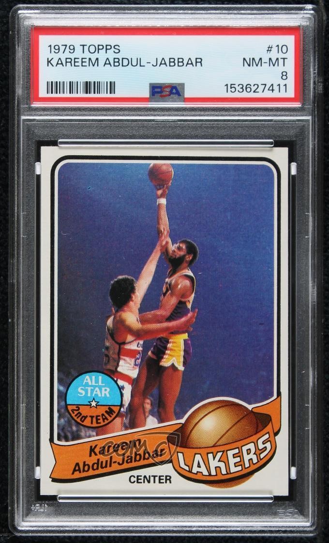1979-80 Topps Kareem Abdul-Jabbar #10 PSA 8 HOF