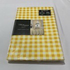 Check Table Cloth Gingham Design Soft Polyester Tableware - Molly Yellow Orange 