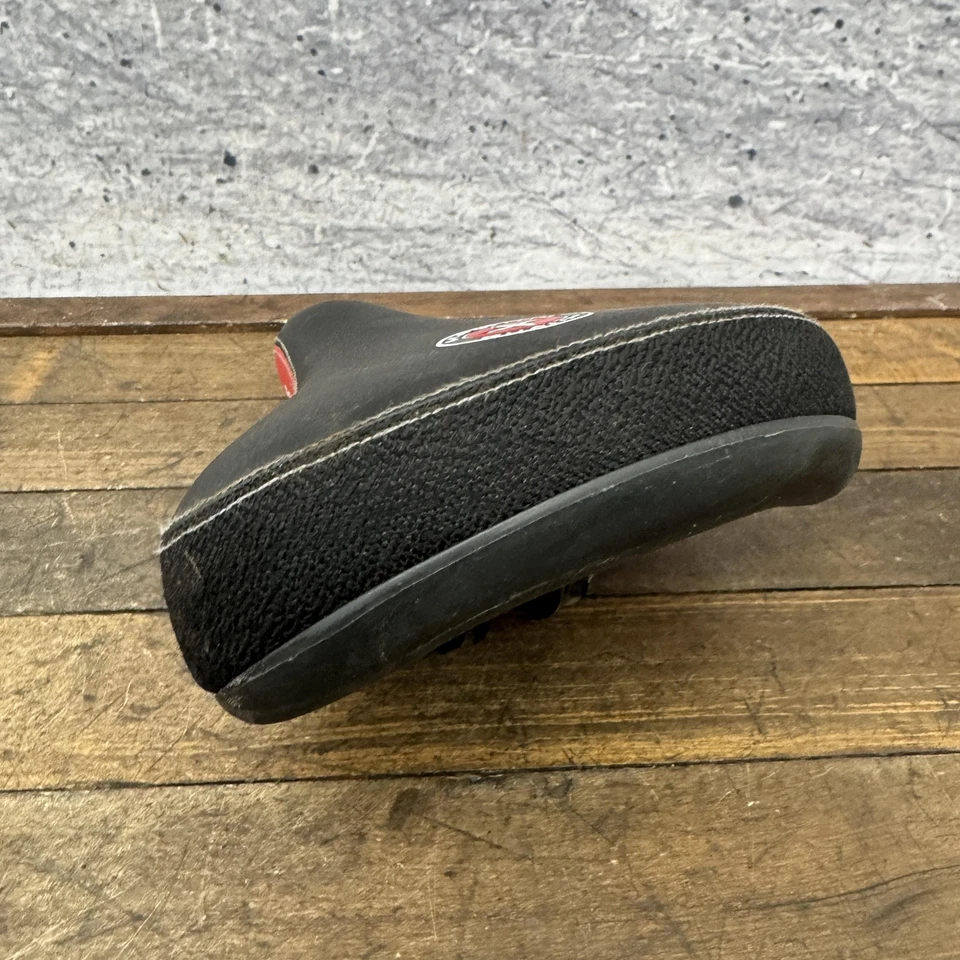 Sillín de asiento de bicicleta Schwinn BMX rojo negro acolchado sofá Flatland años 90 00 vintage Foto 2 de 4