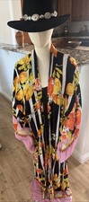 Free People Ciao Bella Citrus Fruit Kimono Duster O/S Maxi