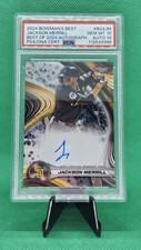 2024 Bowman's Best Jackson Merrill RC On-Card Refractor Auto PSA 10