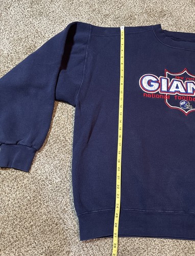 Vintage Majestic NFL Mens New York Giants Embroidered Sweatshirt Size XXL - Picture 4 of 9