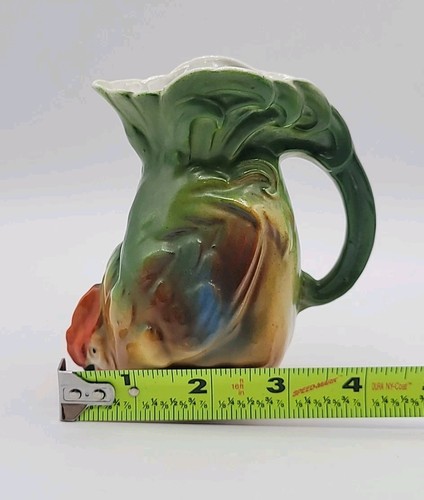 Vintage Porcelain Figural Rooster Pitcher Made In Germany Approximately 4.5"H - Picture 11 of 16