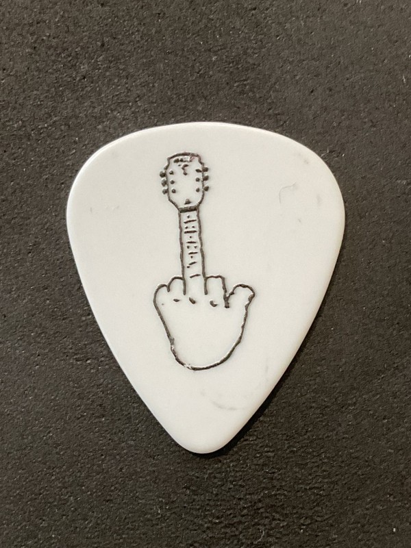 Jason Krause Twisted Brown Trucker Band 2023 Signature Logo Guitar Pick (R)
