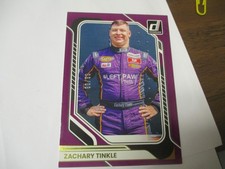 Zachary Tinkle  2026 Donruss RACING Purple PARALLEL CARD # 37 SN 90/99