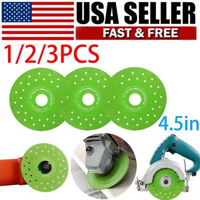 3PCS Rock Plate Flat Grinding Blade Tile Chamfering Cutting Sanding Blade Tool