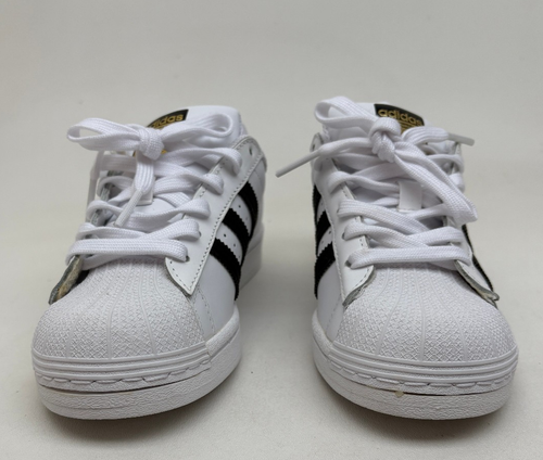 Adidas Superstar White Leather Black Stripe Men’s Shoes US Size 6 PWI001001 - Picture 3 of 11