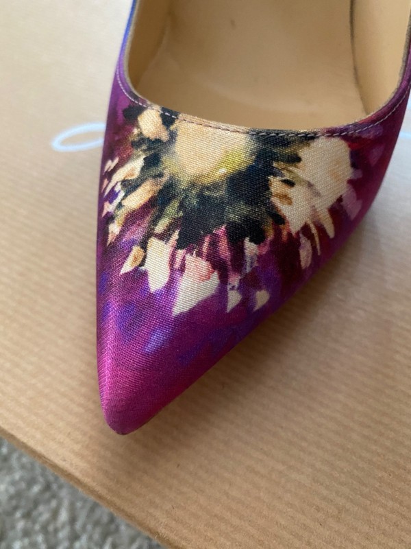 BNWB Christian Louboutin Satin Pigale Pumps 120 Size 6.5 US