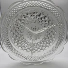 Vintage Anchor Hocking Clear Glass 3-Part Divided Relish Dish Wexford Pattern