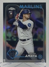2024 Topps Chrome - Jacob Amaya #92 Refractor (RC)