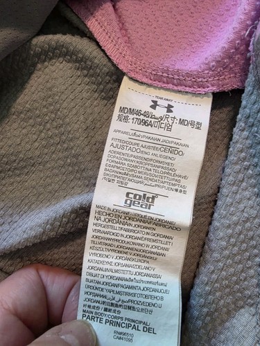 Under Armour Cold Gear Reactor 1/2 Zip Pullover Damen M tailliert Reißverschlusstaschen - Bild 5 von 9
