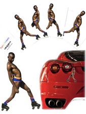 4 Funny Stickers Pranks for Cars, Laptops, Water Bottles, Trucks, SUV, Decal ...