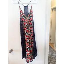 ASTR the Label Floral Boho Midi Dress Size Medium