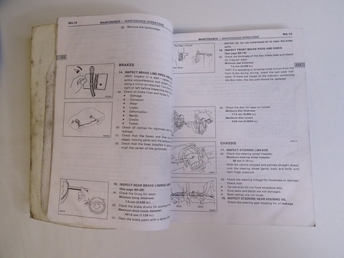 1992 Toyota Tercel Repair Manual OEM Factory Service Book Workshop FSM Shop - Picture 8 of 15