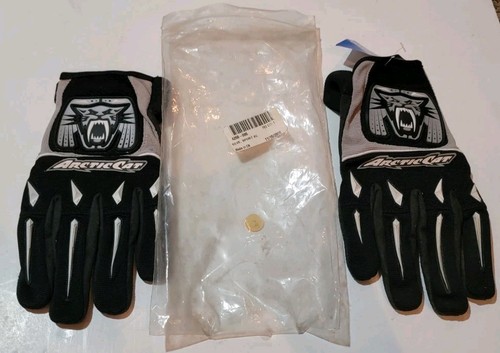 Arctic Cat ATV Snowmobile Arbeitshandschuh Gr. XLarge schwarz grau schwarz neu aus altem Lagerbestand - Bild 1 von 5