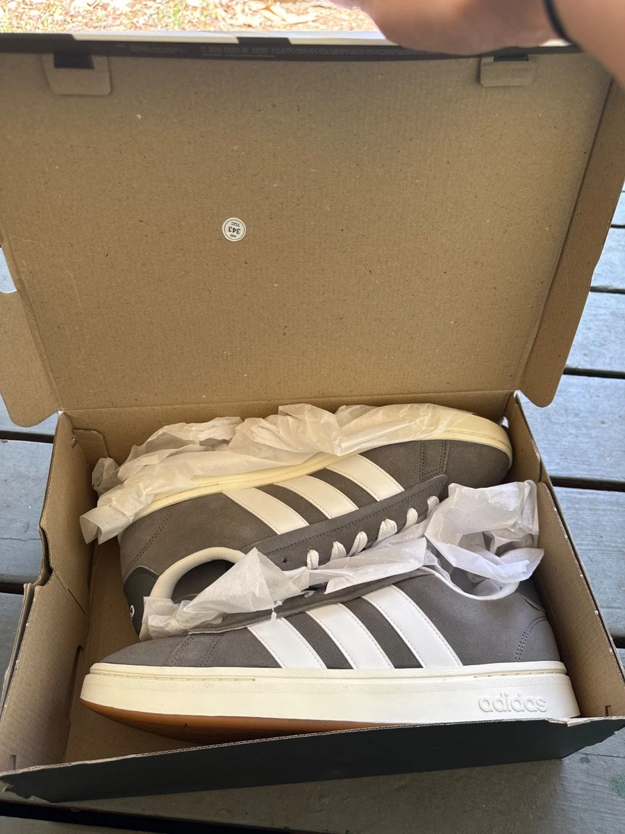 Adidas Grand Court Alpha Grey White Gum for sale | eBay