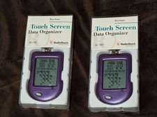 Vintage Radio Shack Touch Screen Data Organizer 65-793 - Keychain SET of 2