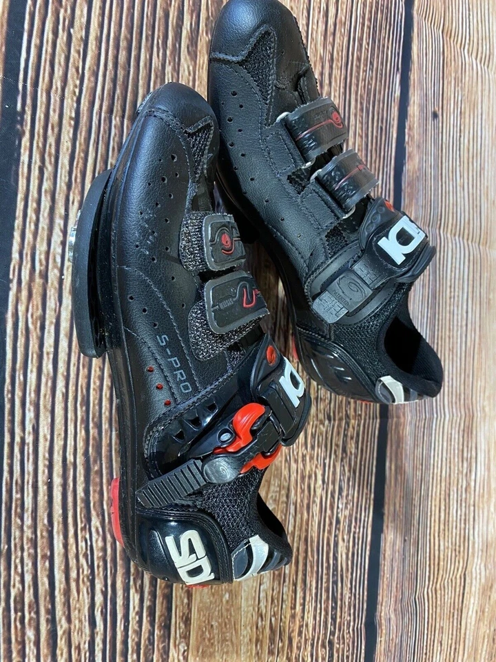 SIDI S-PRO 碳纤维公路自行车鞋 自行车靴 EU40 US6.5 Mondo 244 cs882 — 第 3/4 张图片