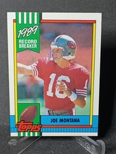 Joe Montana 1990 Topps #1 San Francisco 49ers HOF-NM/MT