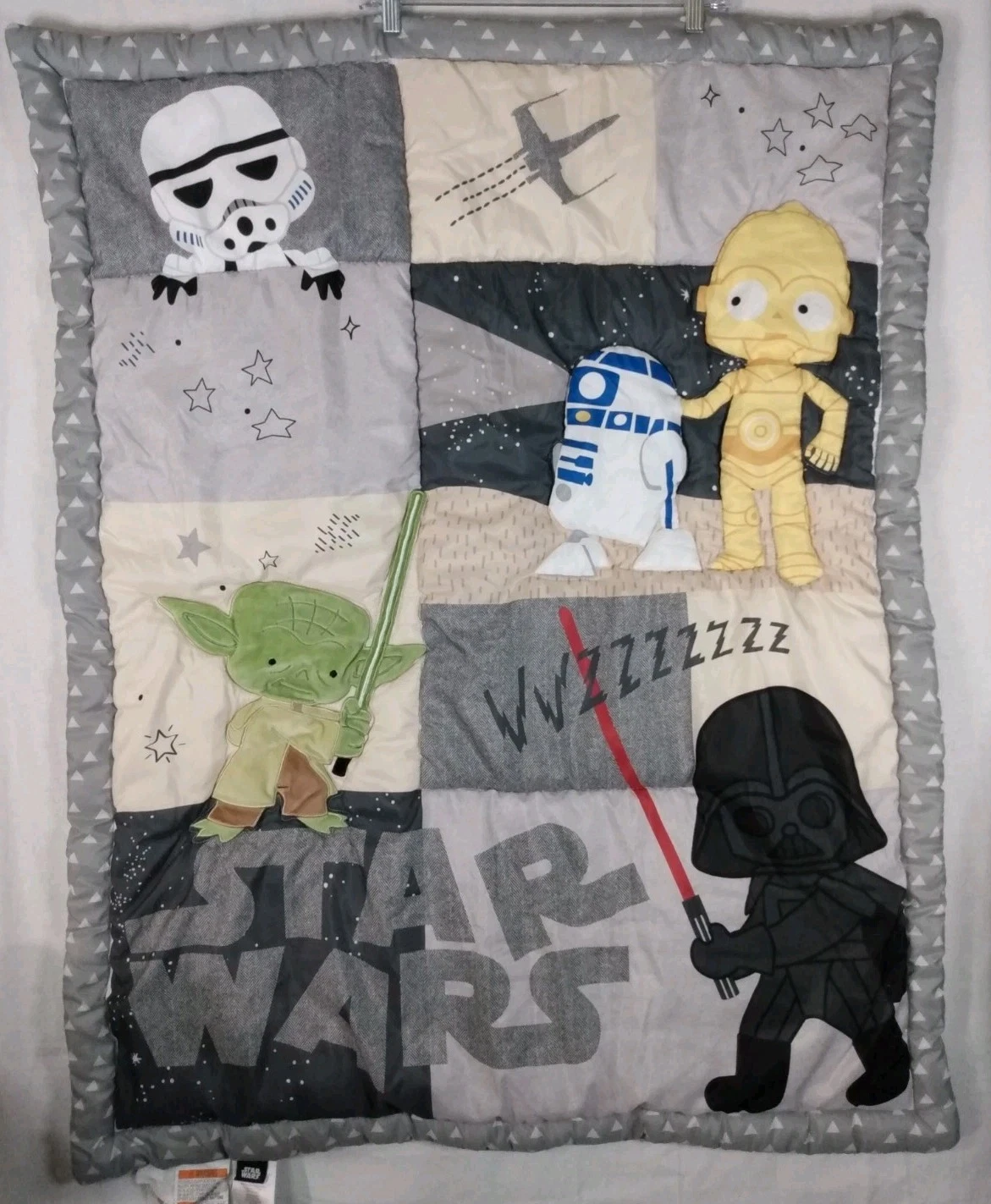 Lambs & Ivy Star Wars Classic Crib Bedding Quilt & Fitted Sheet Toddler Bed Yoda
Opens in a new wind