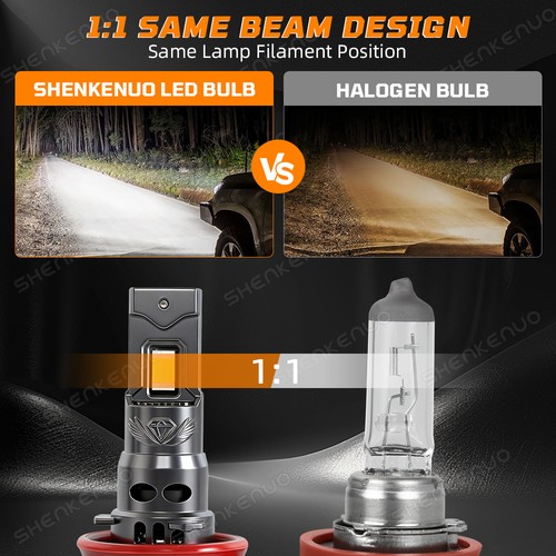 For Nissan Titan Cab Pickup 5.6L 2017-2021 LED Headlight High Low Beam Bulbs Kit - Picture 16 of 17