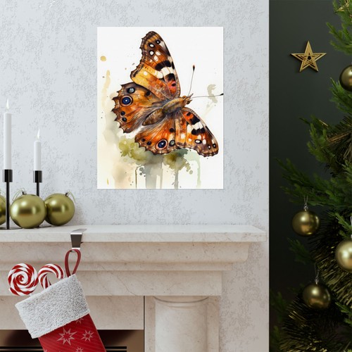Satyr Butterfly Art Print, Butterfly Home Décor, Watercolor Butterfly Painting - Bild 48 von 57