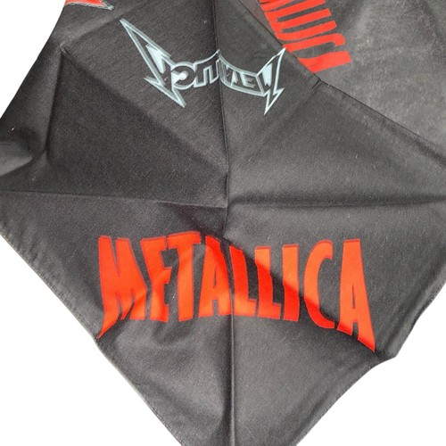 RARE Metallica 2006 Tour Collection Scary Guy Bandana Black 20”x20” NOS - Bild 4 von 5