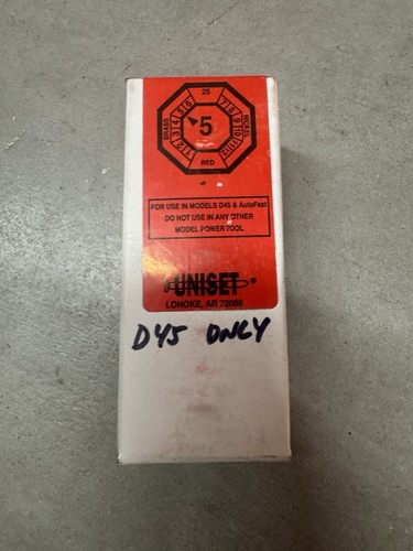 Three Boxes Uniset 25DL5 25 Caliber 100/Red Model D45 and AutoFast - Picture 3 of 5
