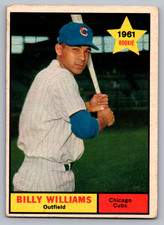 1961 TOPPS #141 BILLY WILLIAMS CUBS ROOKIE