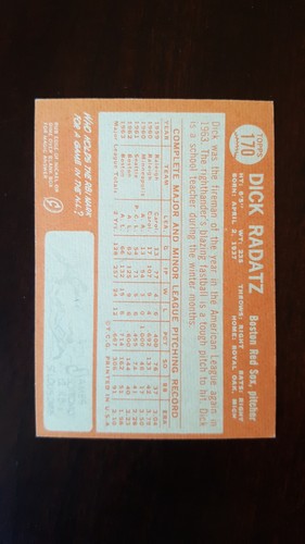 1964 topps baseball cards #141 to #210, complete your set - Picture 115 of 271