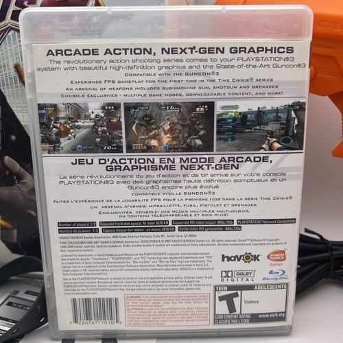 Time Crisis 4 PS3 W/ Big Box And GunCon 3 —-No Sensors- - Picture 10 of 19