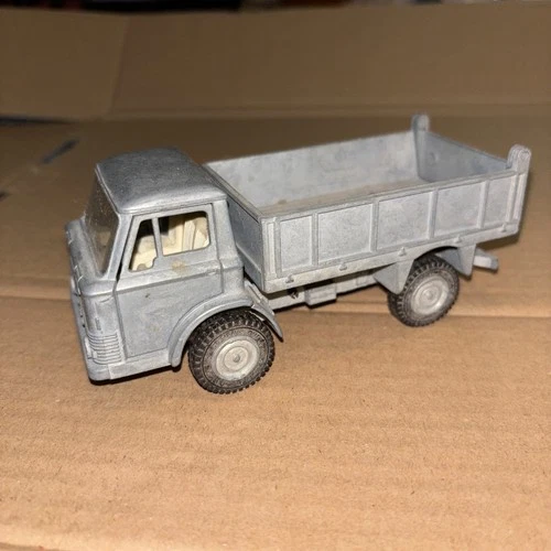 Vintage 1970s Dinky Toys No. #438 Ford D800 Tipper Truck - Unpainted