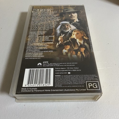 The Adventures Of Indiana Jones - VHS Trilogy Box Set - Picture 13 of 16