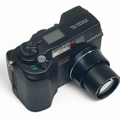 Olympus CAMEDIA C-3040 Zoom 3.3MP Digital Camera Black Retro Digicam - Picture 6 of 9
