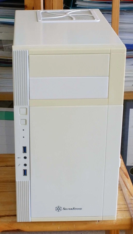 Silverstone Precision PS07 * SST-PS07W * mini Tower * Weiß * 3 Lüfter * USB 3.0 - Bild 2 von 4