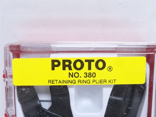 247456 Nuevo en caja; Juego de alicates de anillo de retención Proto 380 con puntas reemplazables - Imagen 2 de 4