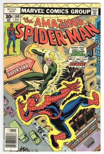 Amazing Spider-Man #168 Near Mint Minus 9.2 Will O' The Wisp Ross Andru Art 1977