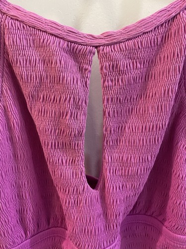 ELLEN TRACY One Piece Swimsuit, High Neck Swimsuit with Keyhole Size 8 Pink - Picture 10 of 16