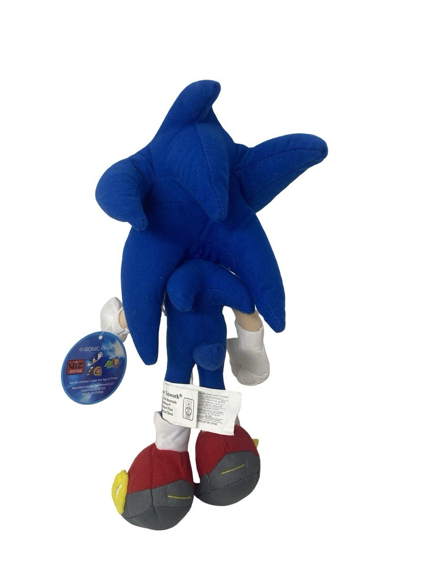 Sonic X Plush Network 12” New Sonic Project Viz Media 2006 15th