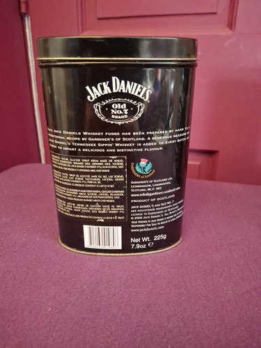 Jack Daniels EMPTY Tin Whiskey Fudge Gift Box Collectors Tin Empty 2008 - Picture 2 of 5