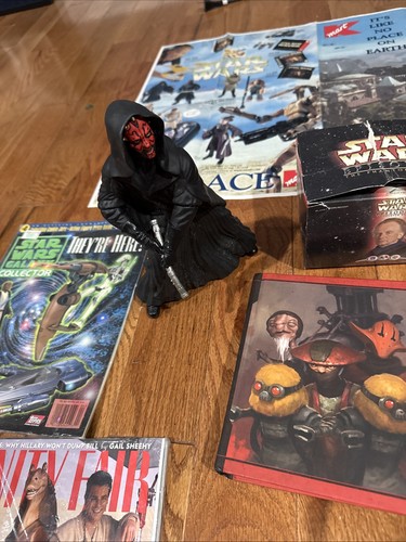 Gran Lote de Libros de Figuras Star Wars Phantom Menace Anuncio Promocional Episodio 1 - Imagen 3 de 11
